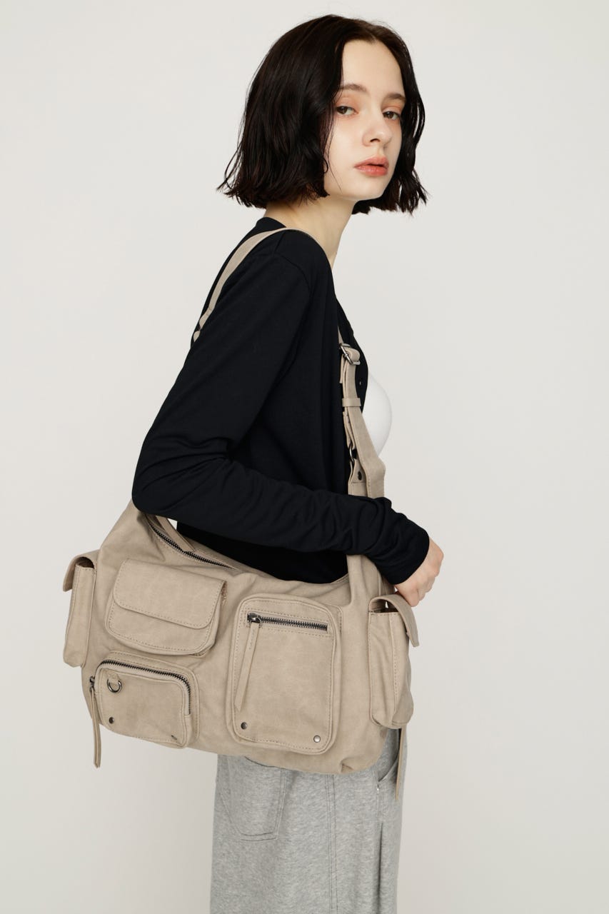 MANY PK SHOULDER バッグ L/BEG FREE