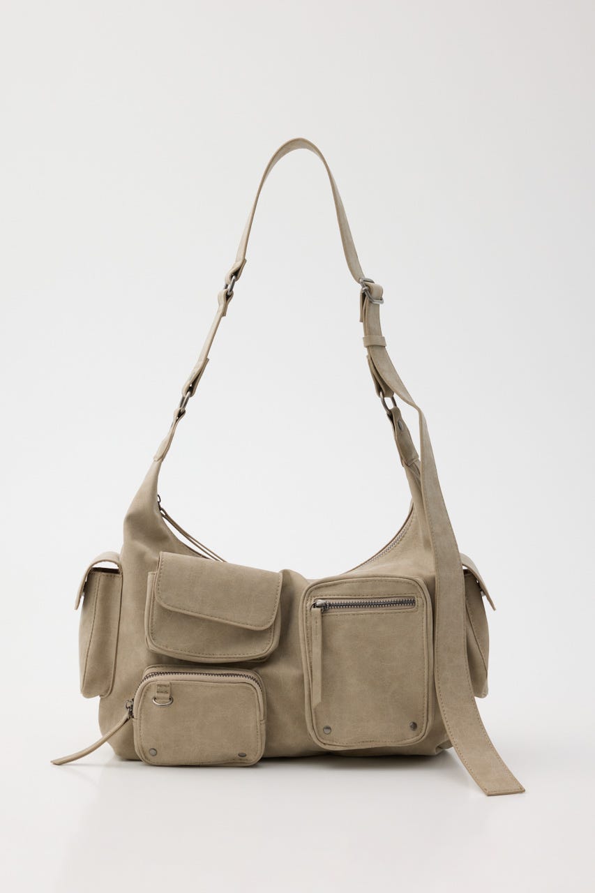 MANY PK SHOULDER バッグ L/BEG FREE