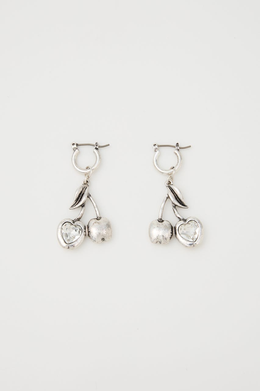 CHERRY P／EARRINGS SLV FREE