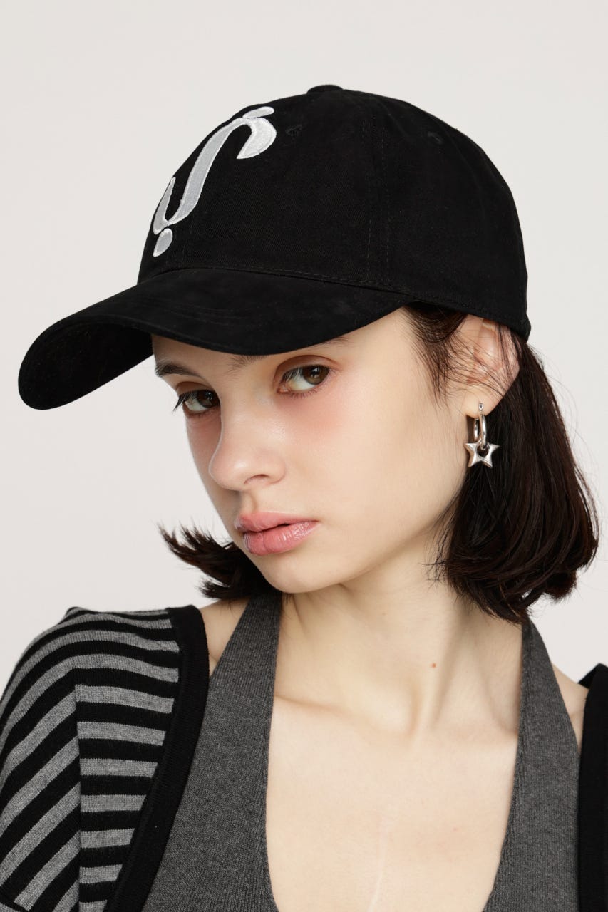 S. LOGO キャップ BLK FREE