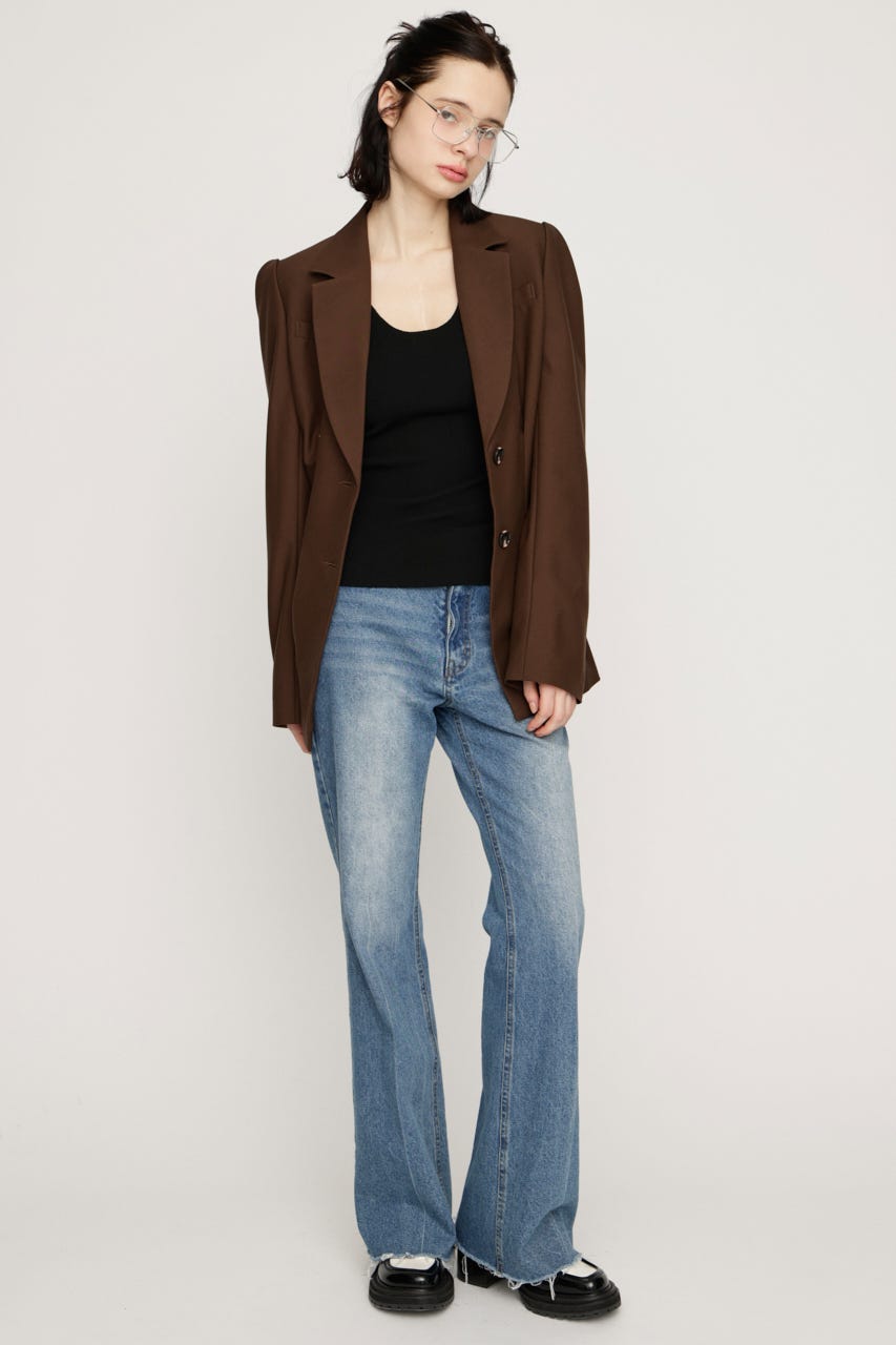 HALTER NECK CUP IN キャミソール BLK FREE