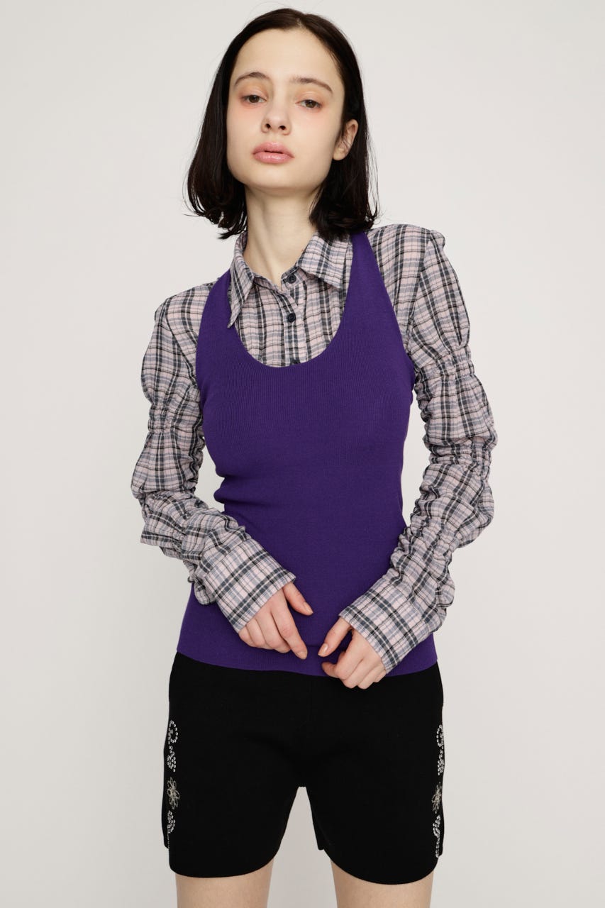 HALTER NECK CUP IN キャミソール PUR FREE