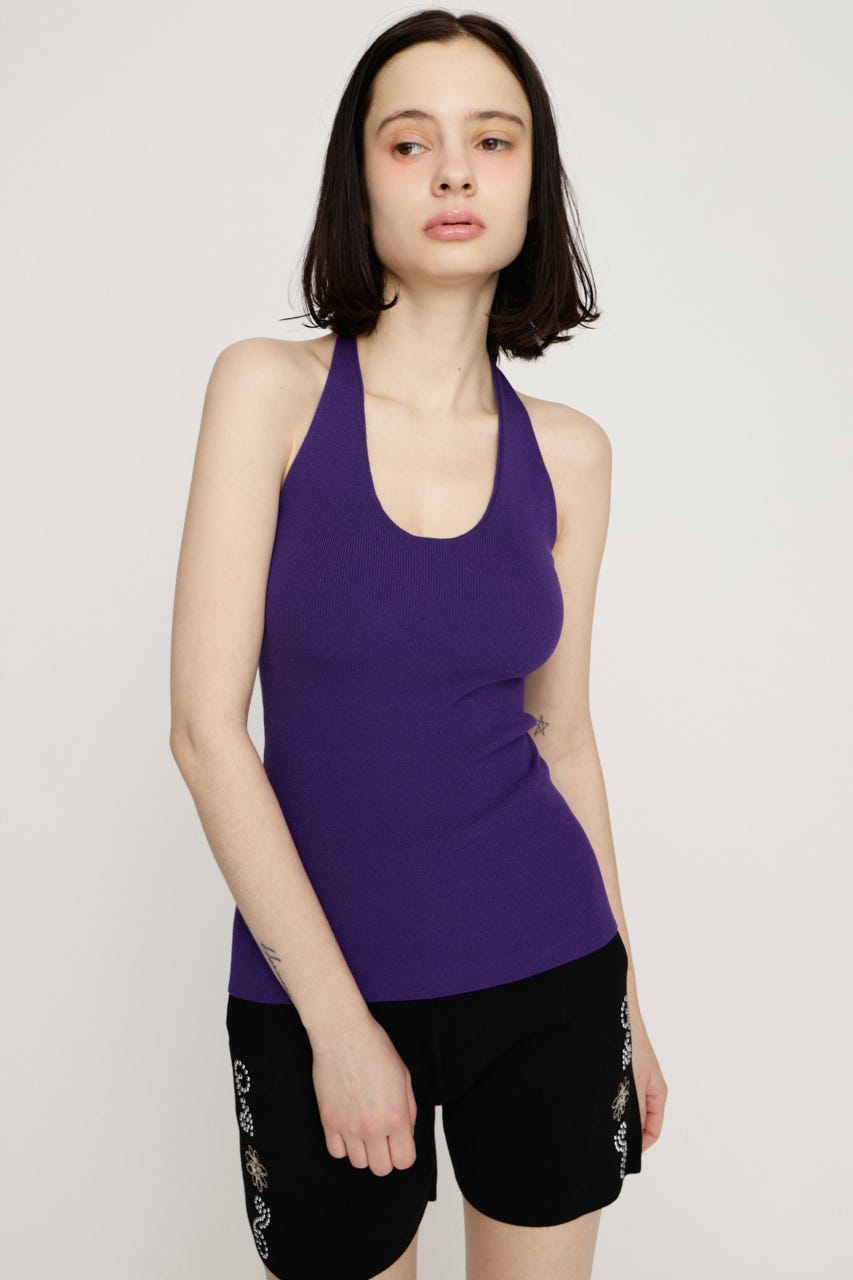 HALTER NECK CUP IN キャミソール PUR FREE