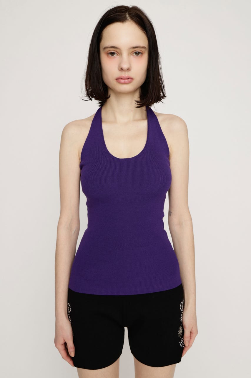 HALTER NECK CUP IN キャミソール PUR FREE