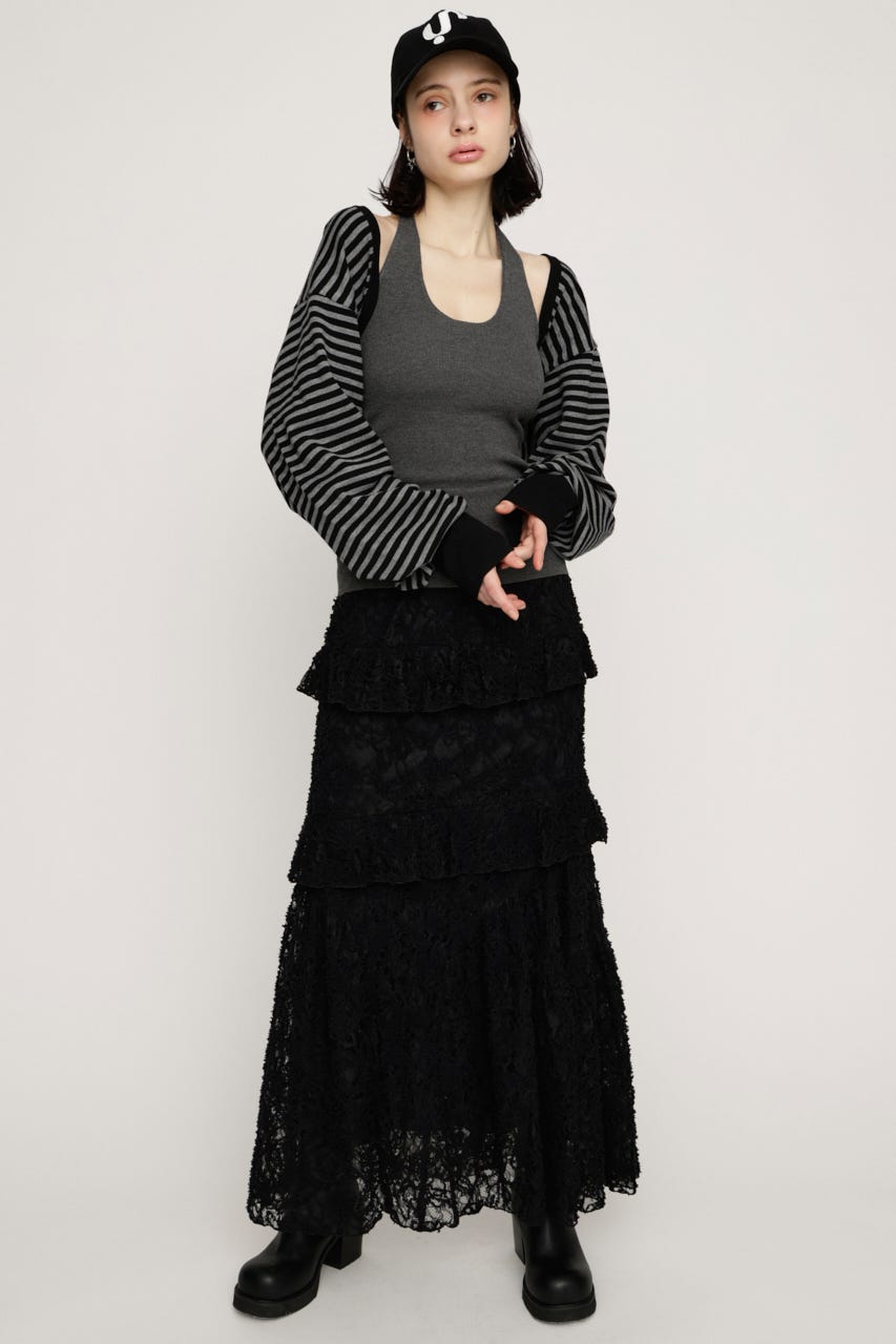 HALTER NECK CUP IN キャミソール T.GRY FREE