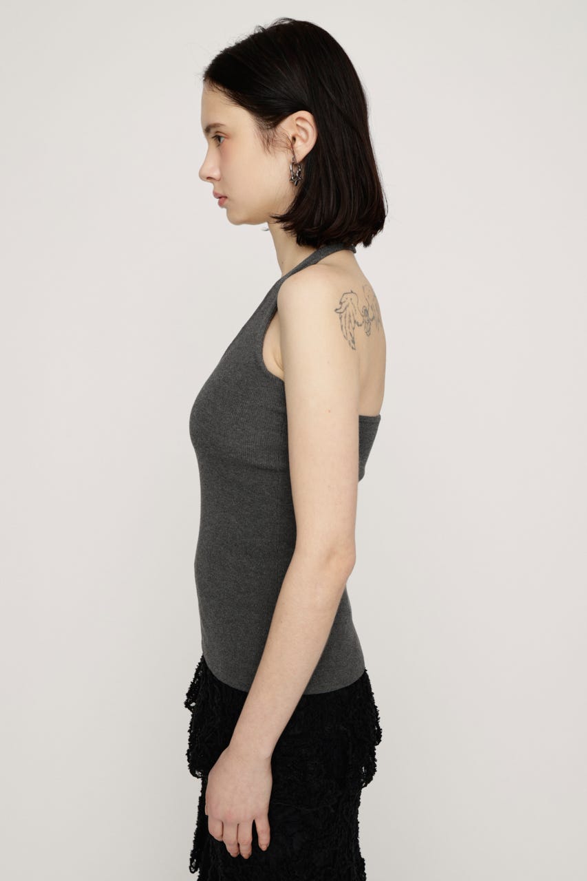 HALTER NECK CUP IN キャミソール T.GRY FREE