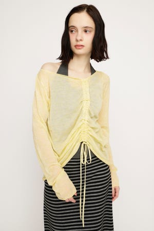 SHEER KNIT トップス