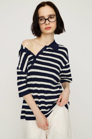 【1BUY5％OFF】HG KNIT COLLAR トップス