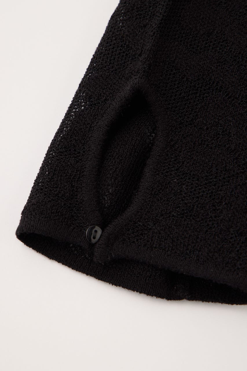 KNIT SABRINA パンツ BLK FREE