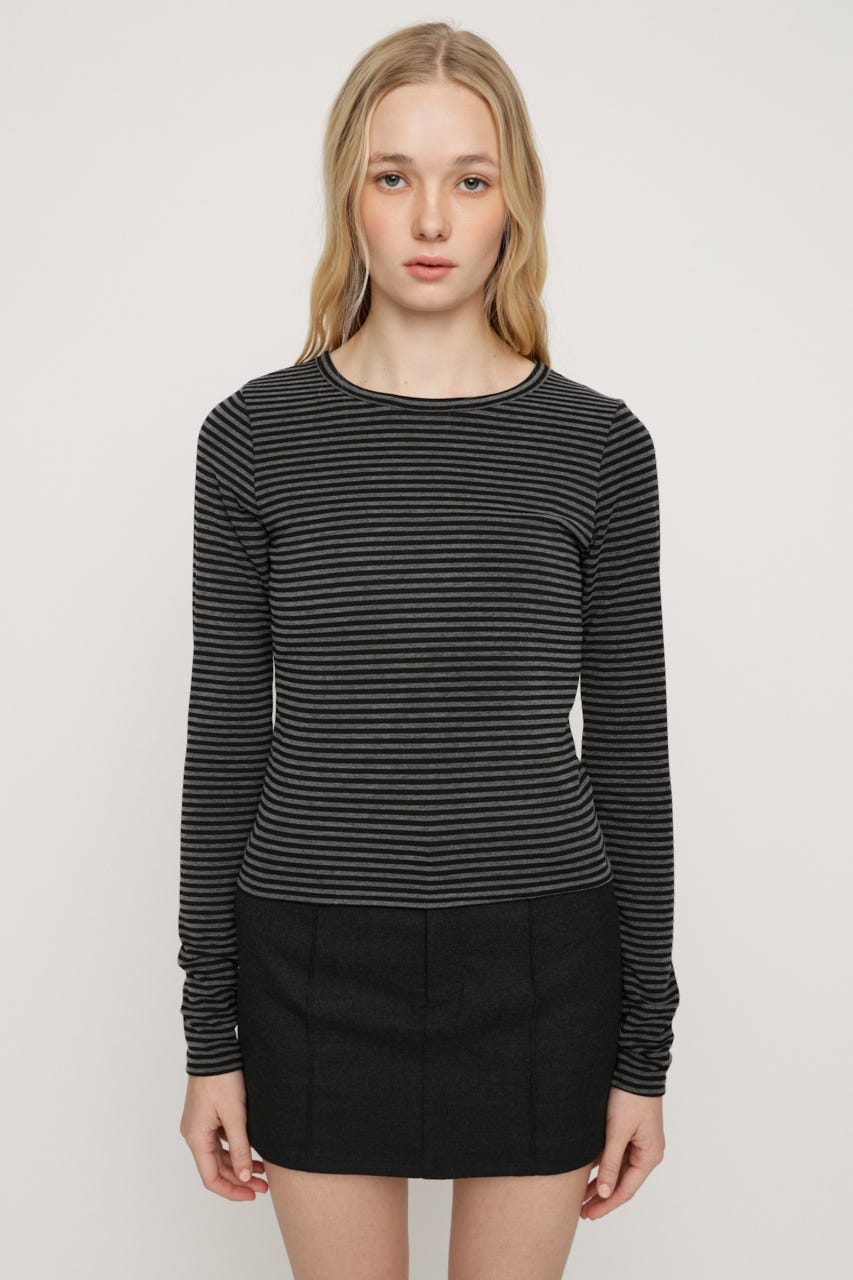 HEART HOLE 2P トップス M/BLK FREE