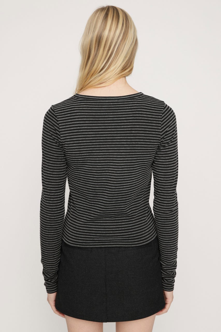 HEART HOLE 2P トップス M/BLK FREE