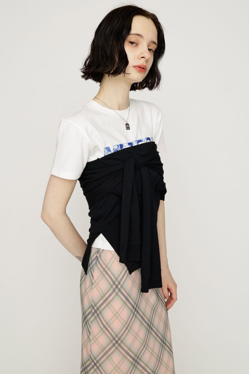 MANY WAY TUBE トップス BLK FREE