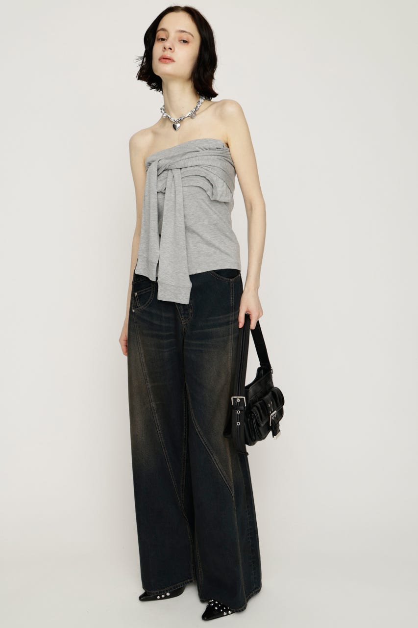 MANY WAY TUBE トップス T.GRY FREE