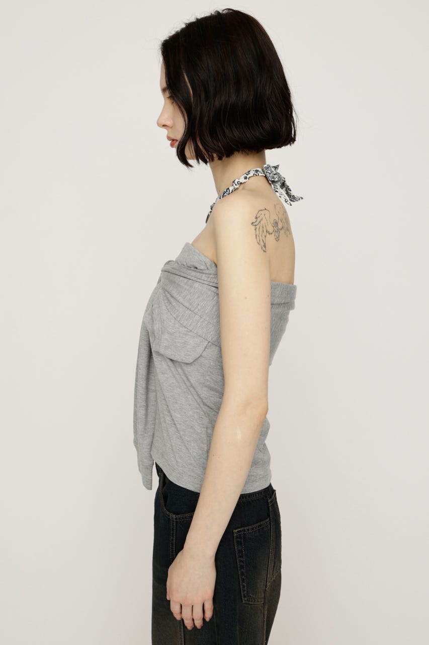 MANY WAY TUBE トップス T.GRY FREE