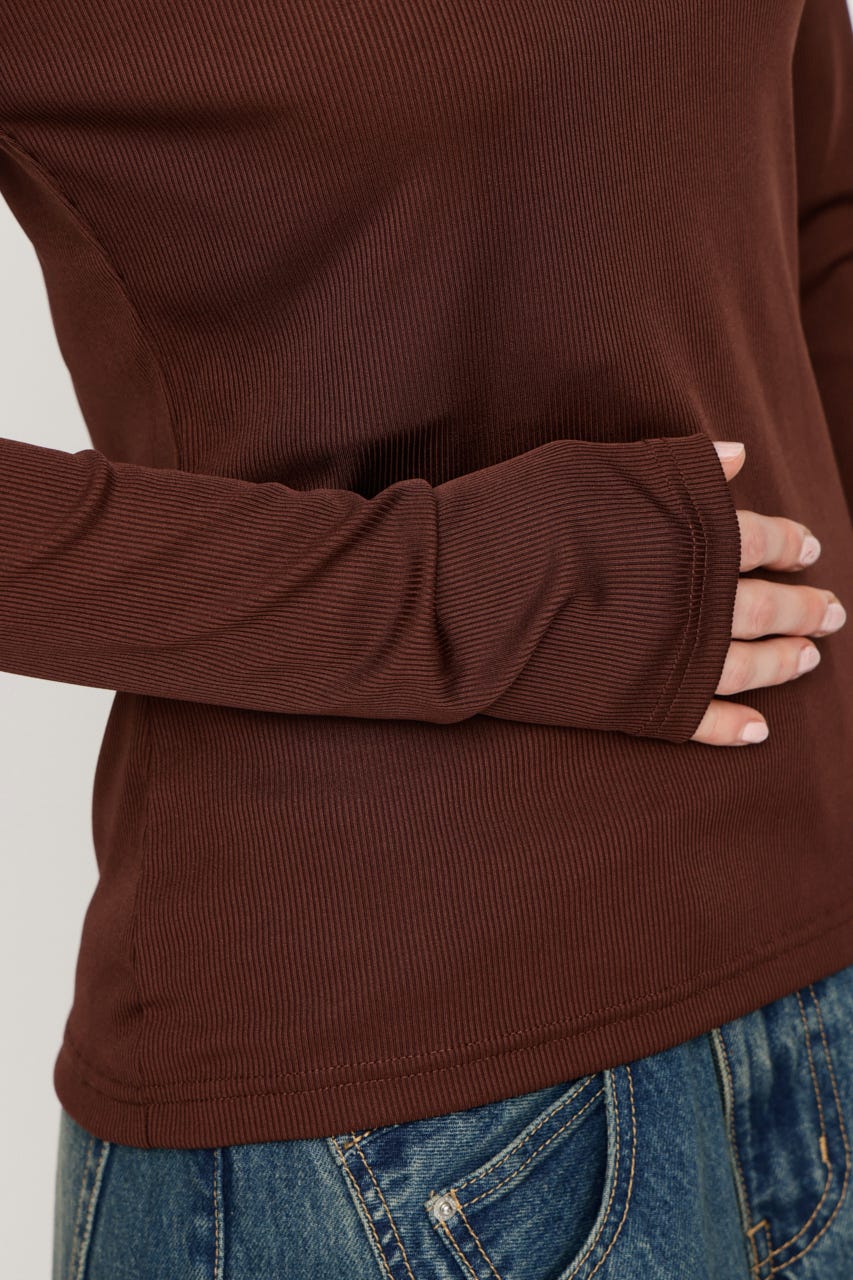 LACE DOCKING CUT トップス BRN FREE