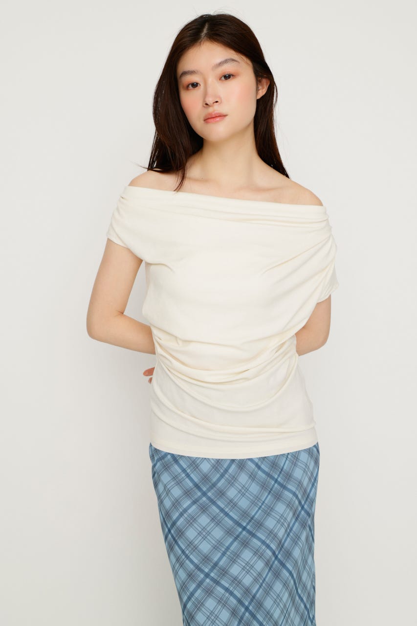 ONE SHOULDER CUT トップス IVOY FREE