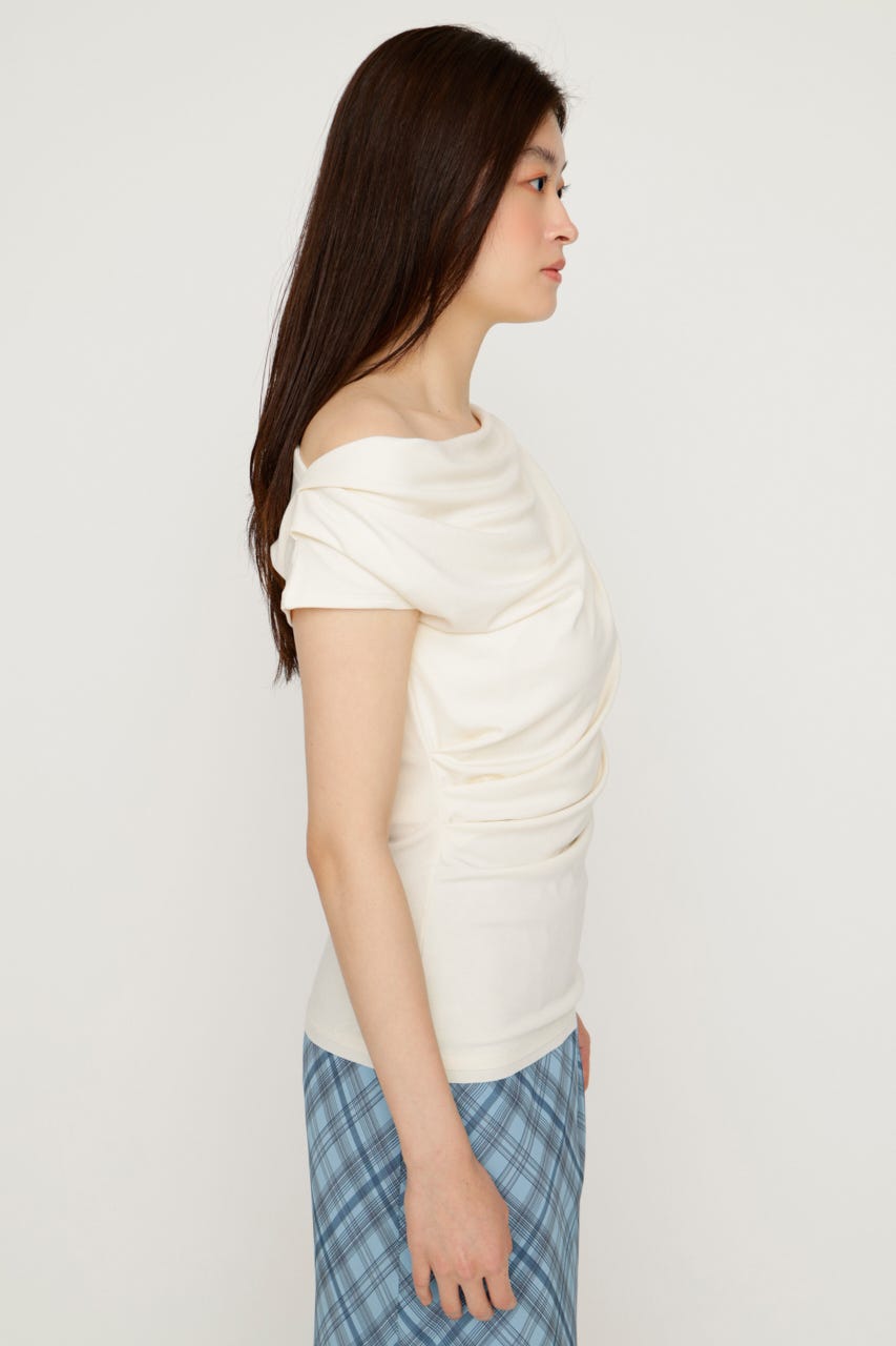 ONE SHOULDER CUT トップス IVOY FREE