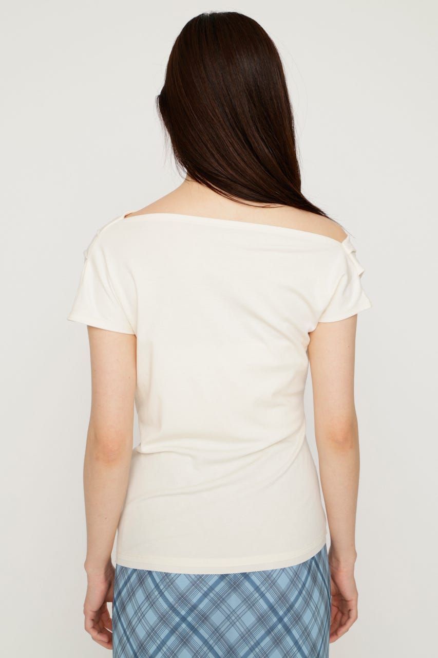 ONE SHOULDER CUT トップス IVOY FREE