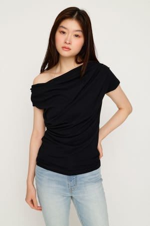 ONE SHOULDER CUT トップス