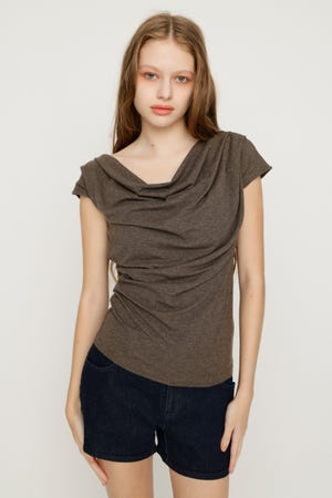 ONE SHOULDER CUT トップス