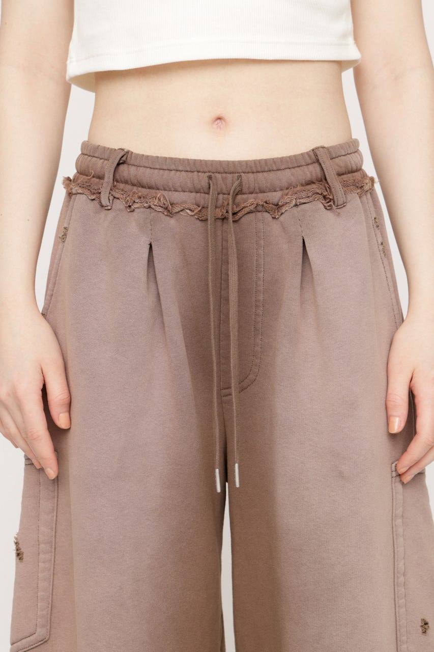 SW TUCK HALF パンツ BRN FREE