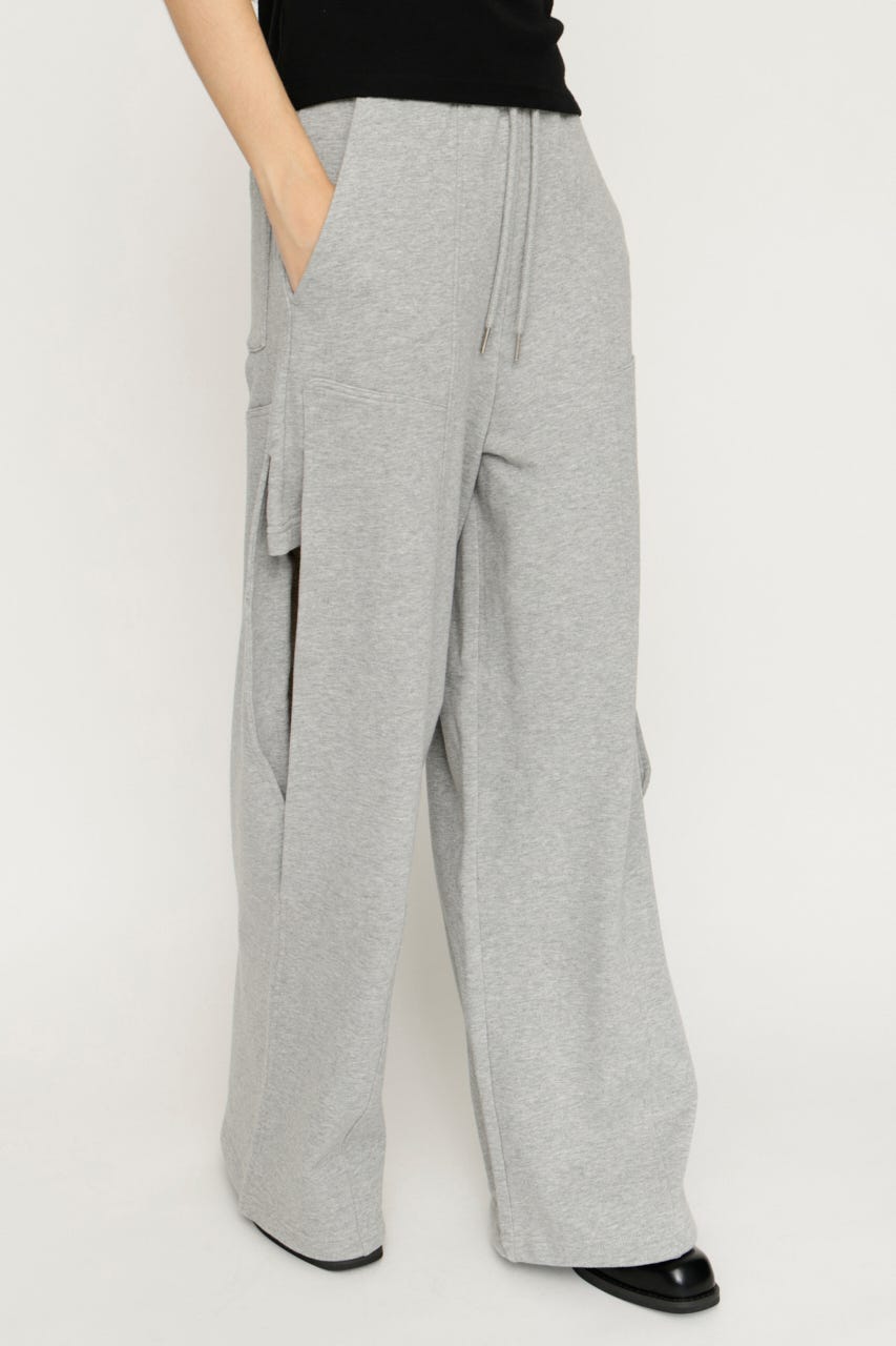 SIDE HOLE CUT パンツ T.GRY 2