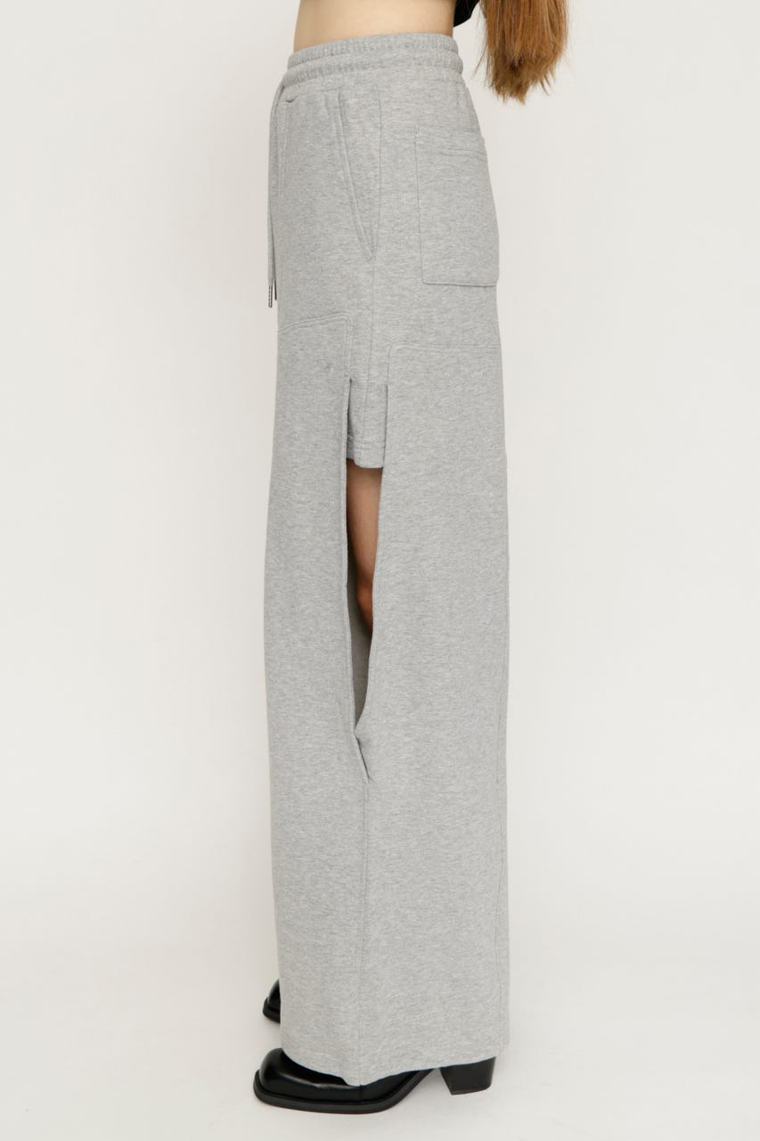 SIDE HOLE CUT パンツ T.GRY 2