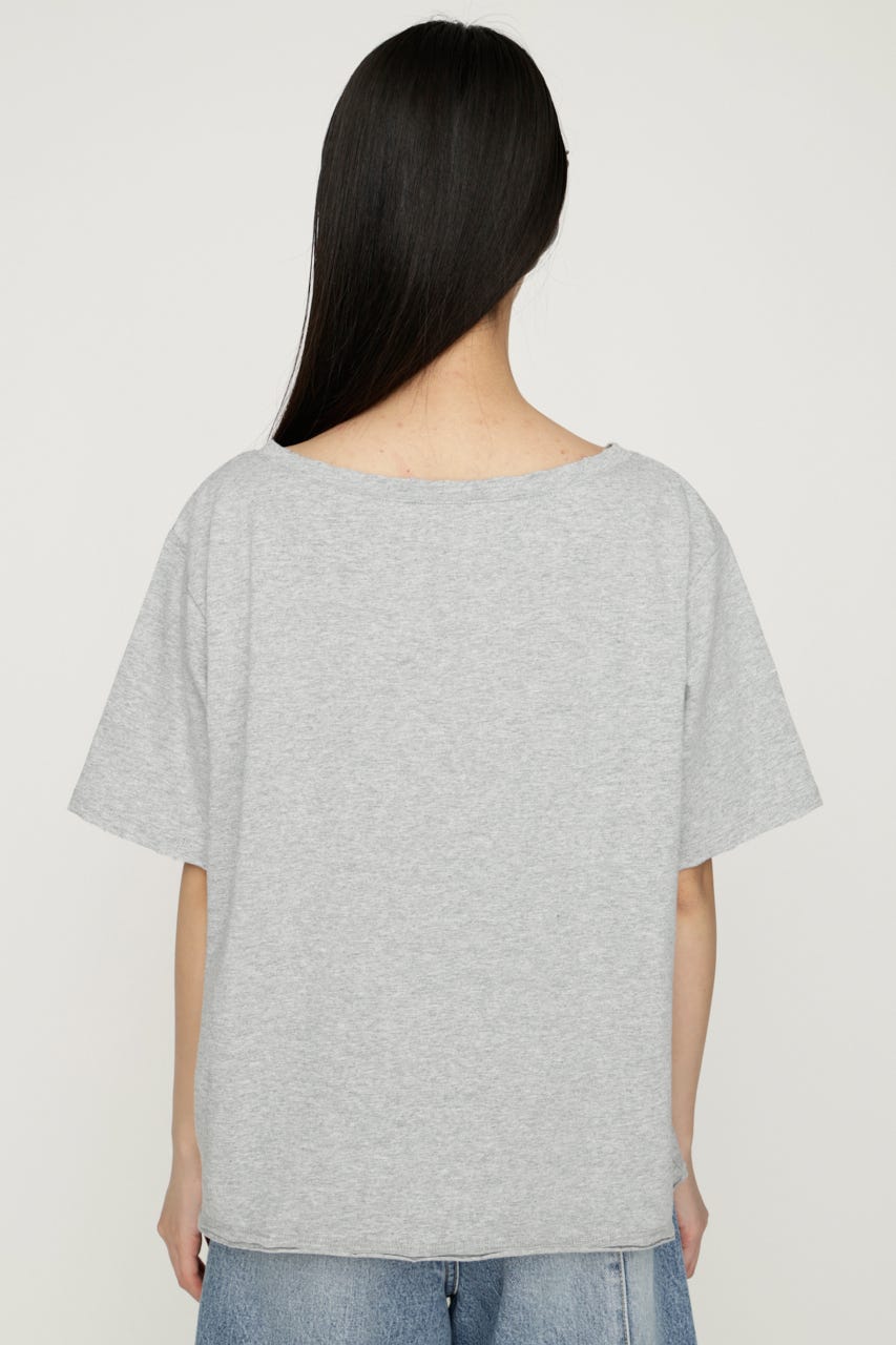 2WAY SHOULDER LOOSE Tシャツ T.GRY FREE