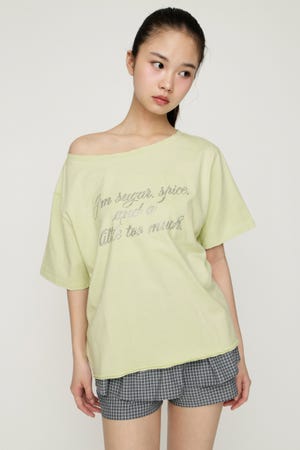 2WAY SHOULDER LOOSE Tシャツ