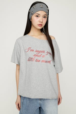 2WAY SHOULDER LOOSE Tシャツ