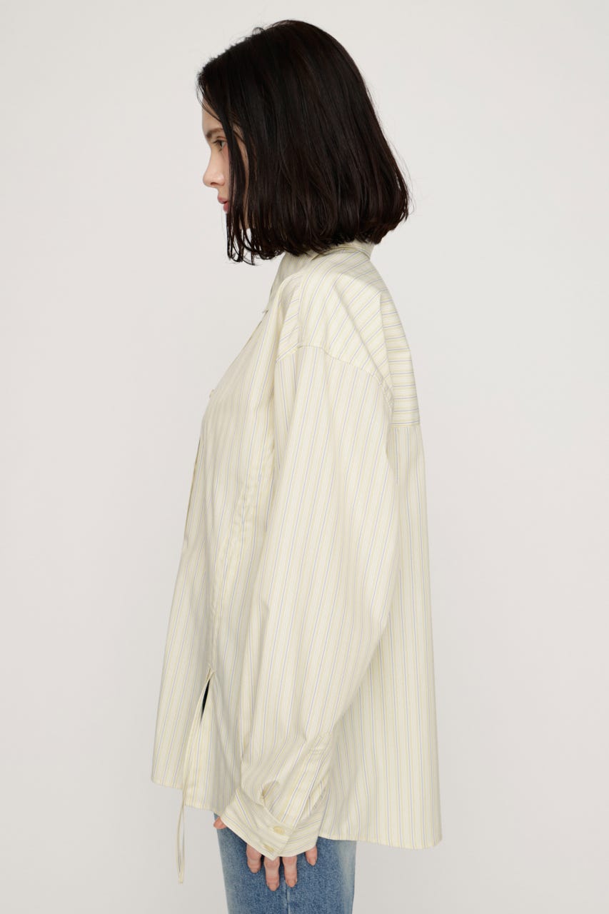 BUSTIER LAYERED GATHER シャツ M/YEL FREE