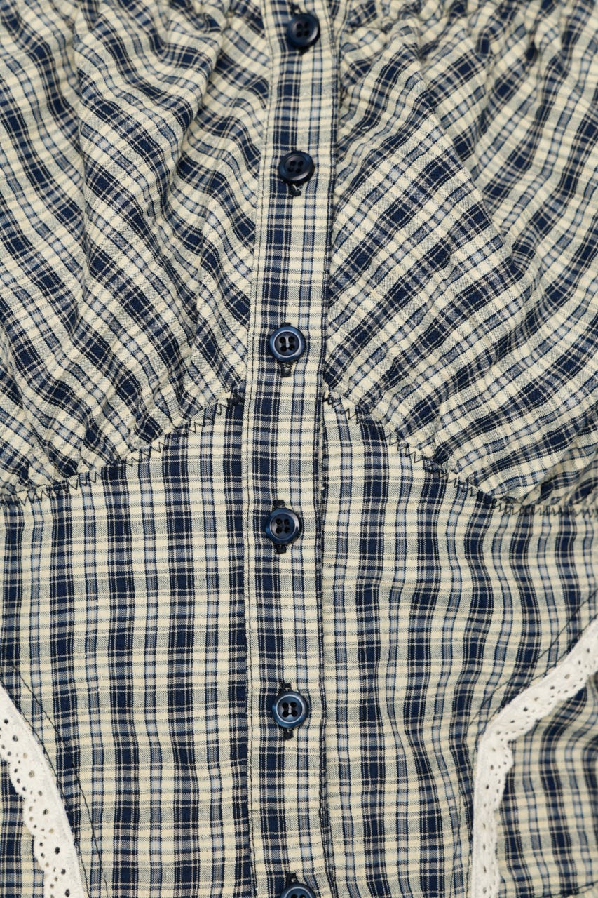 2WAY PUFF SLEEVE トップス Multi_1 FREE