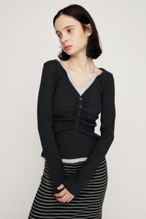 LAYERED LIKE CUT トップス
