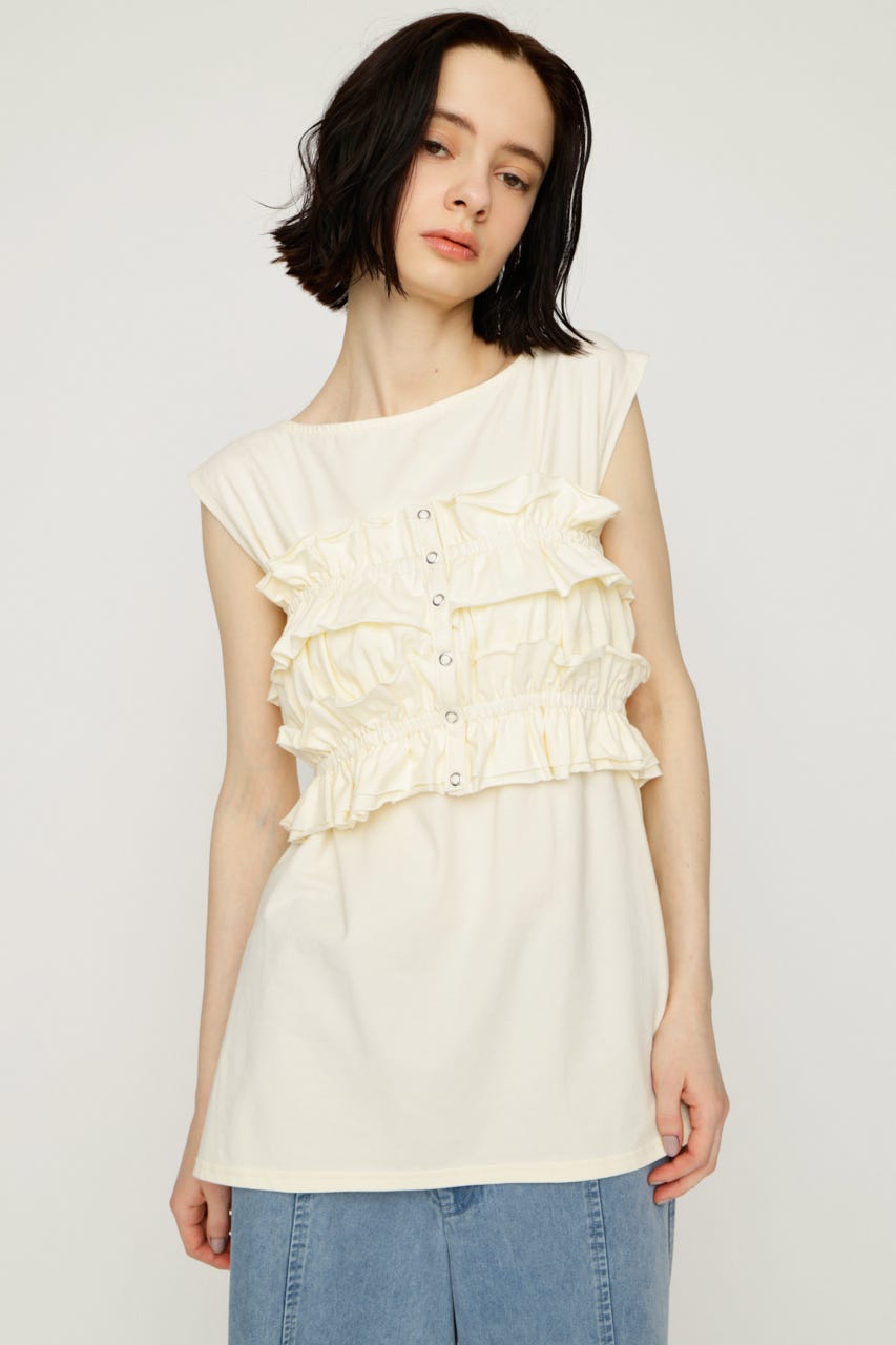 【1BUY5％OFF】MULTI WAY 2P CUT トップス IVOY FREE