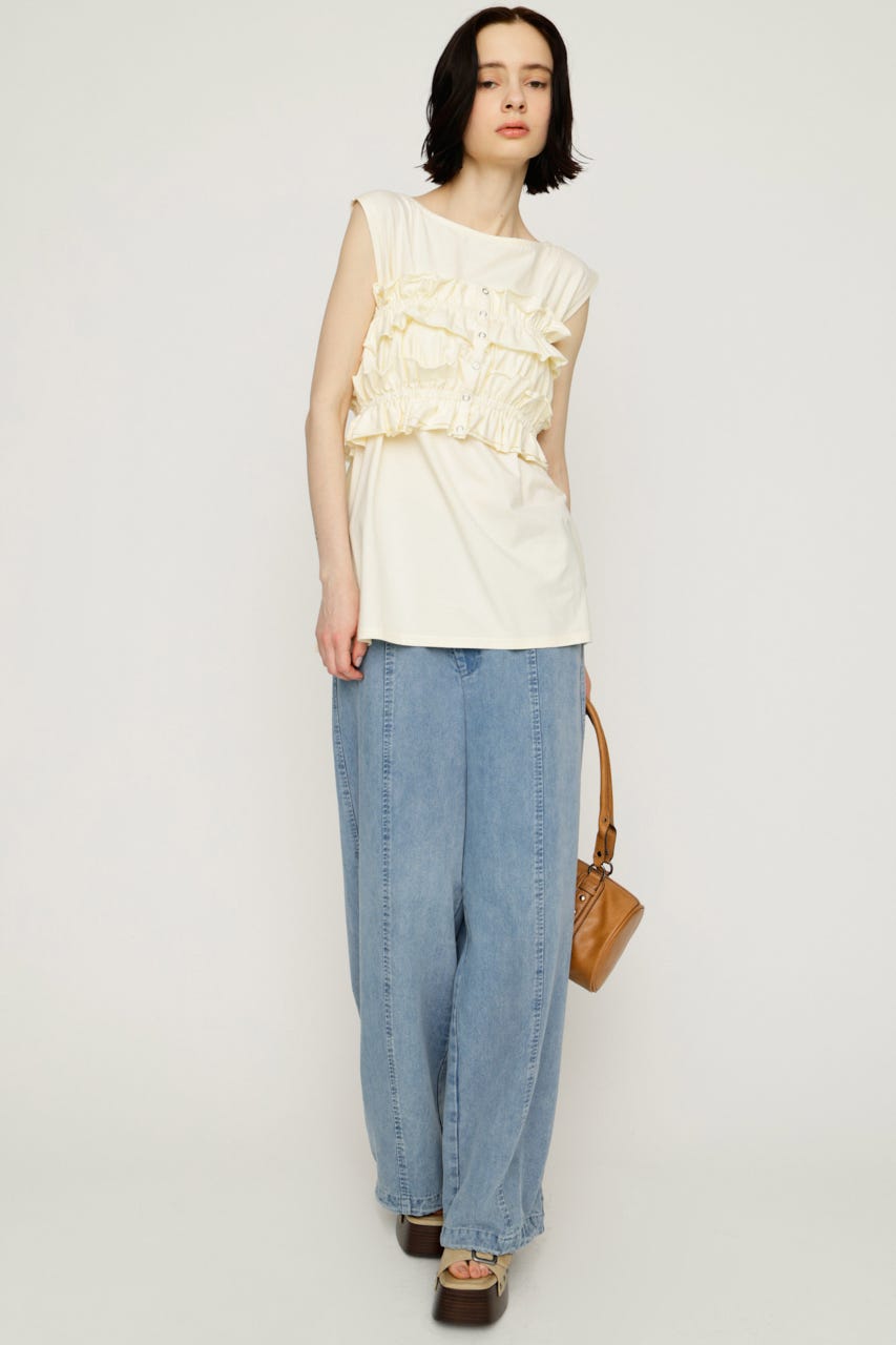 【1BUY5％OFF】MULTI WAY 2P CUT トップス IVOY FREE