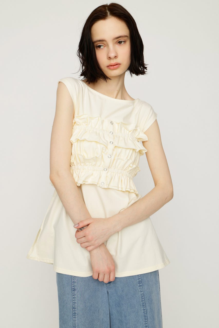 【1BUY5％OFF】MULTI WAY 2P CUT トップス IVOY FREE