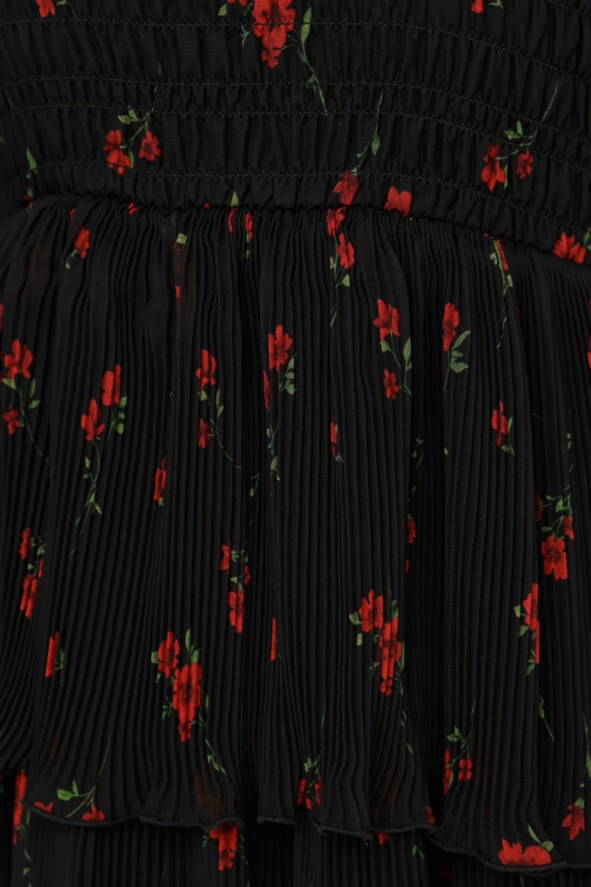MODERN FLOWER CAMI ドレス M/BLK FREE
