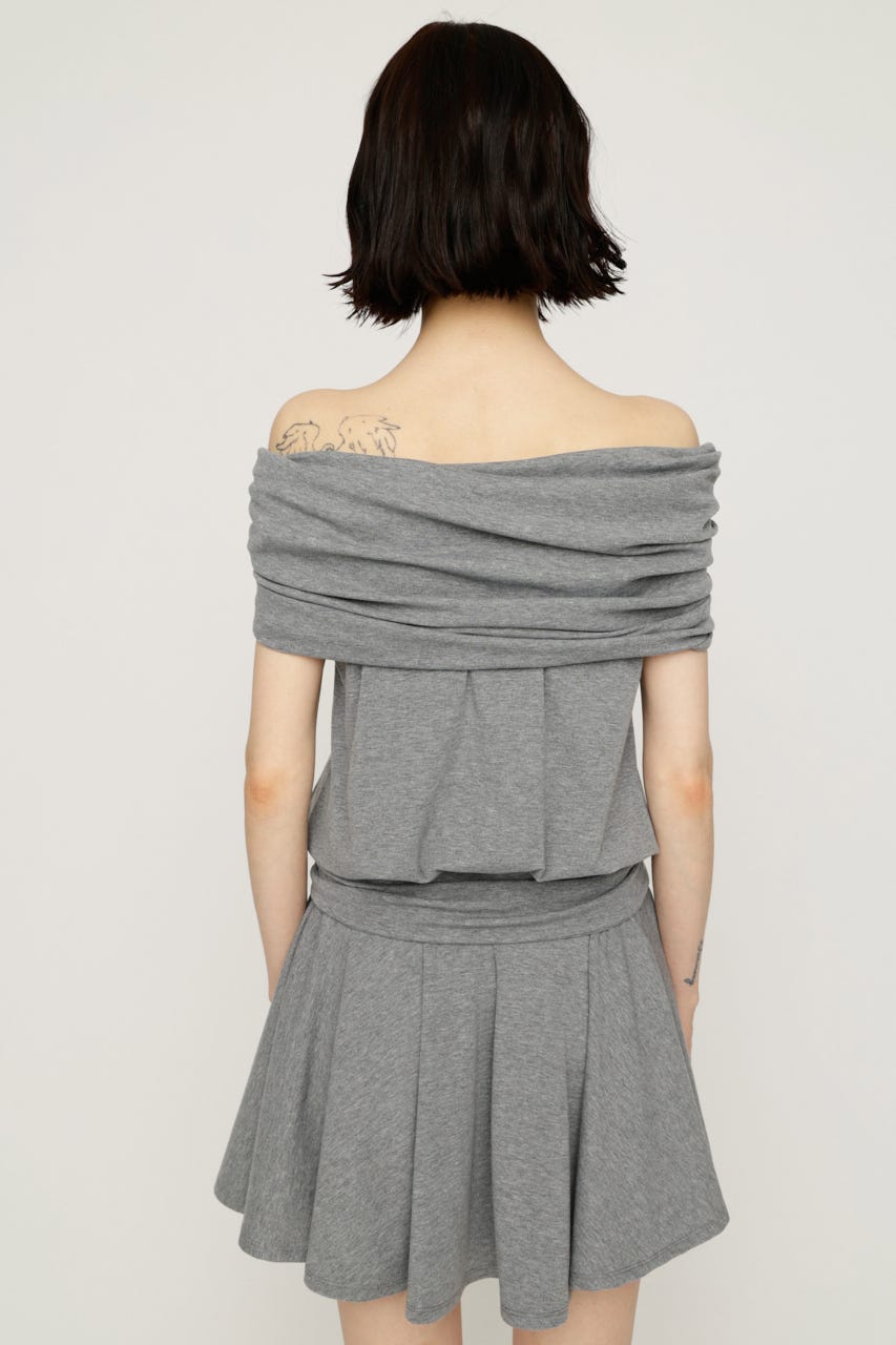 VEIL HOOD MINI ワンピース T.GRY FREE