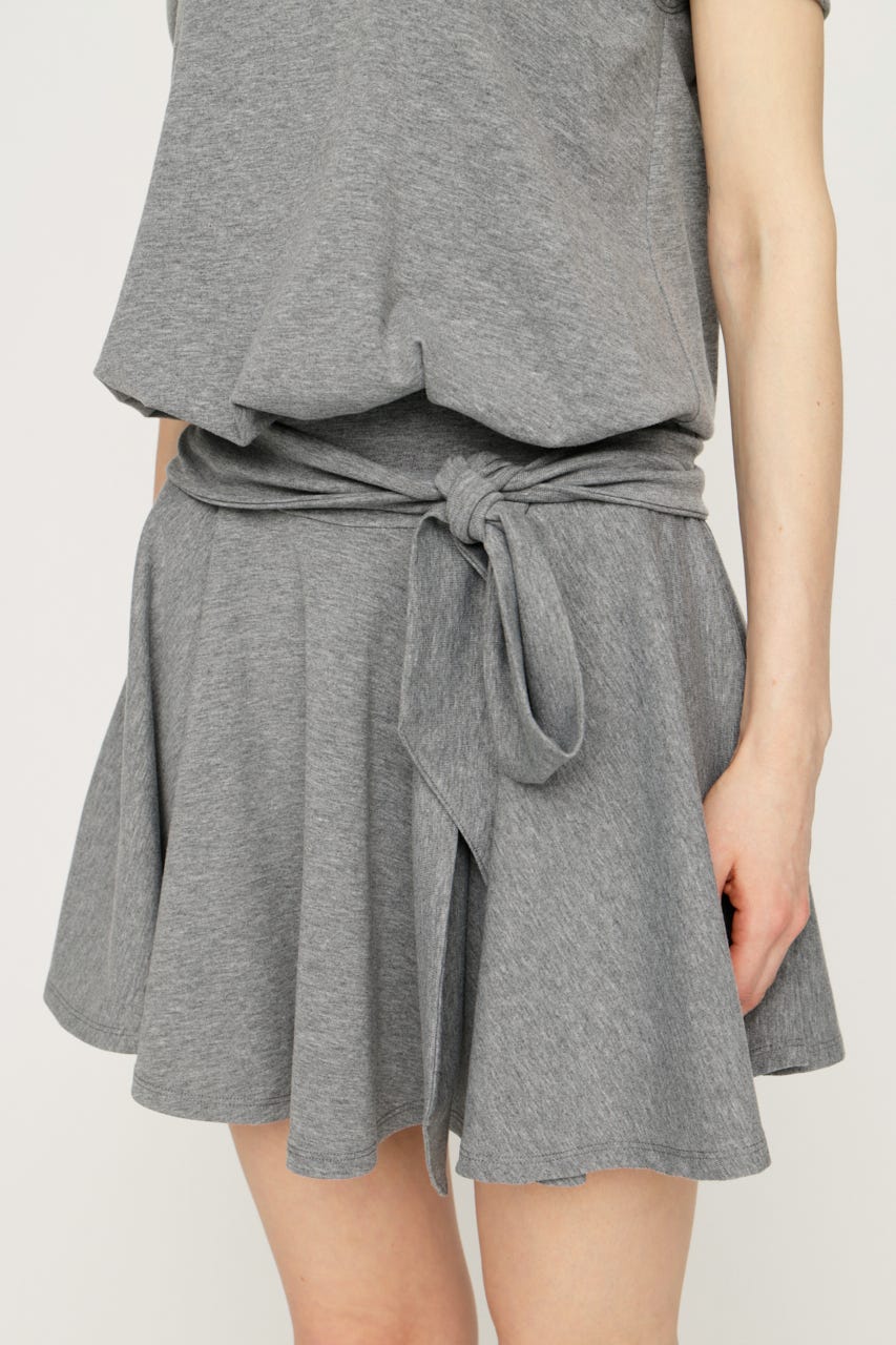 VEIL HOOD MINI ワンピース T.GRY FREE