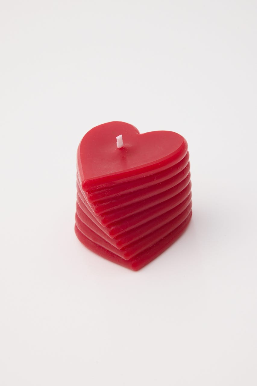 【ノベ・RED】HEART CANDLE BAG RED FREE