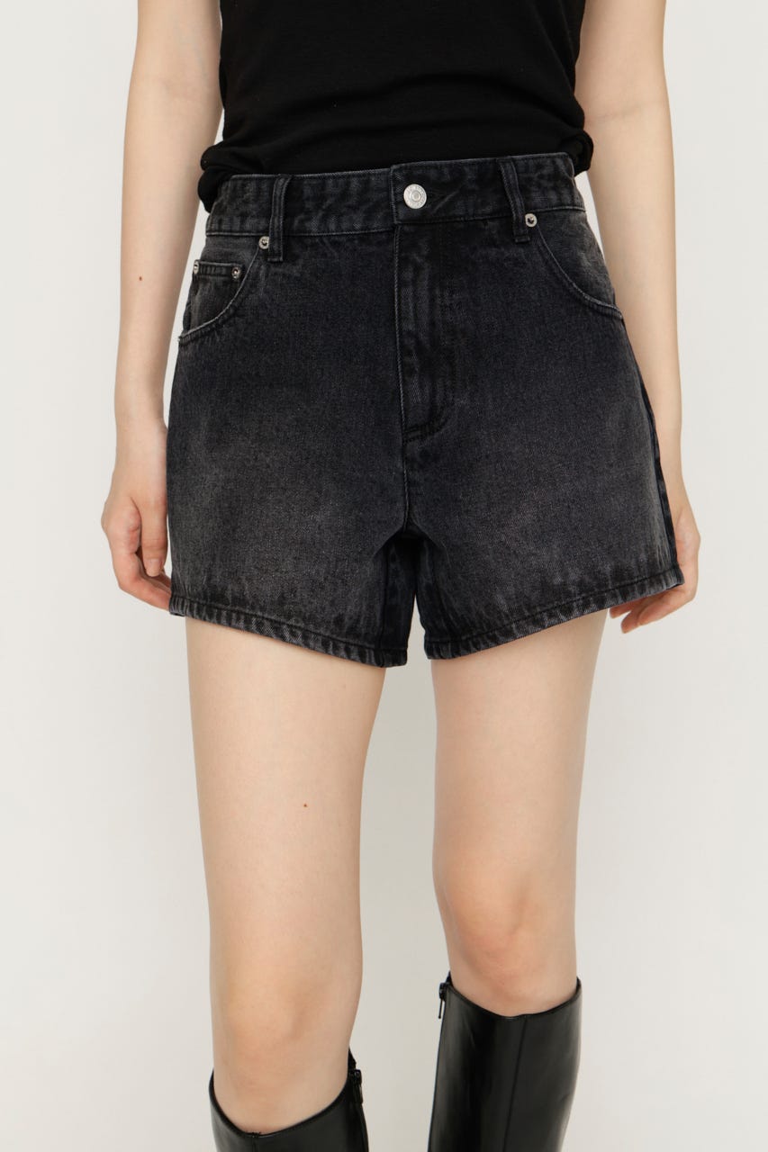 5PK DENIM ショートパンツ BLK 1