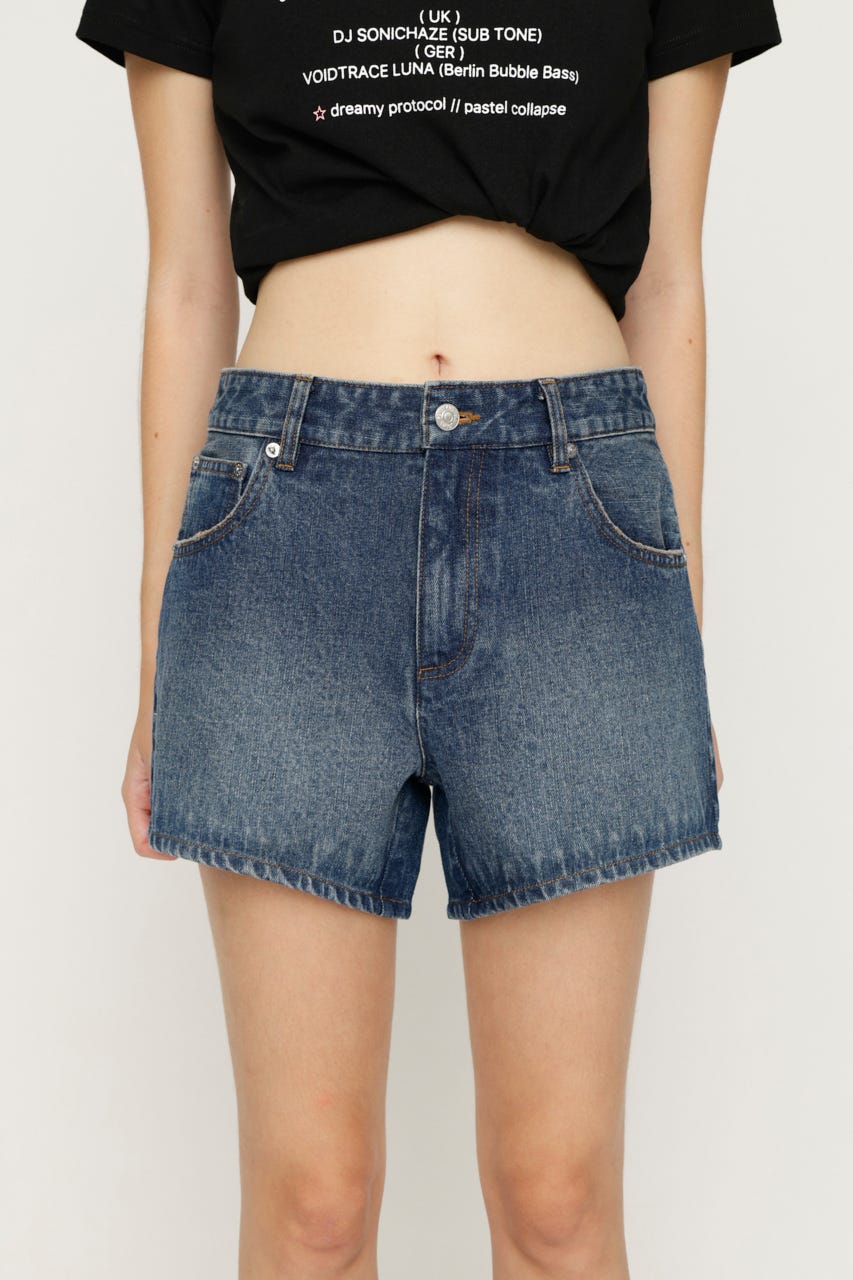 5PK DENIM ショートパンツ BLU 2