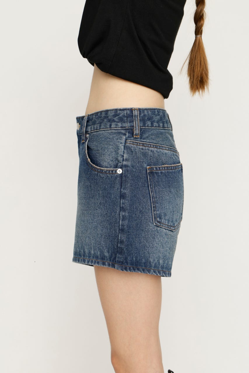 5PK DENIM ショートパンツ BLU 2