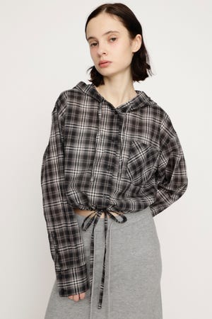 CHECK HOODIE シャツ