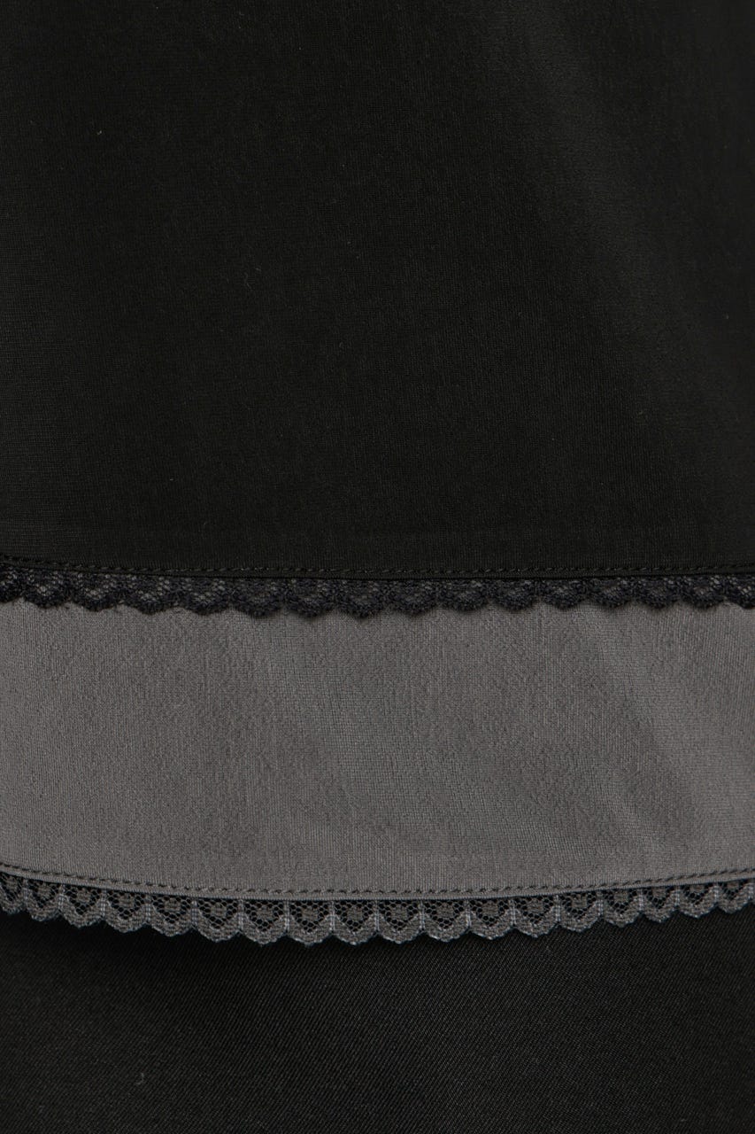 CAMI LAYERED C／N トップス BLK FREE