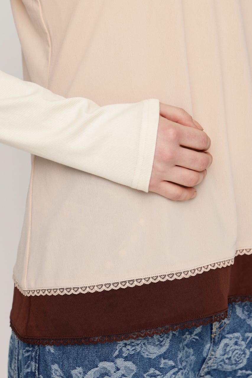 CAMI LAYERED C／N トップス L/PNK FREE