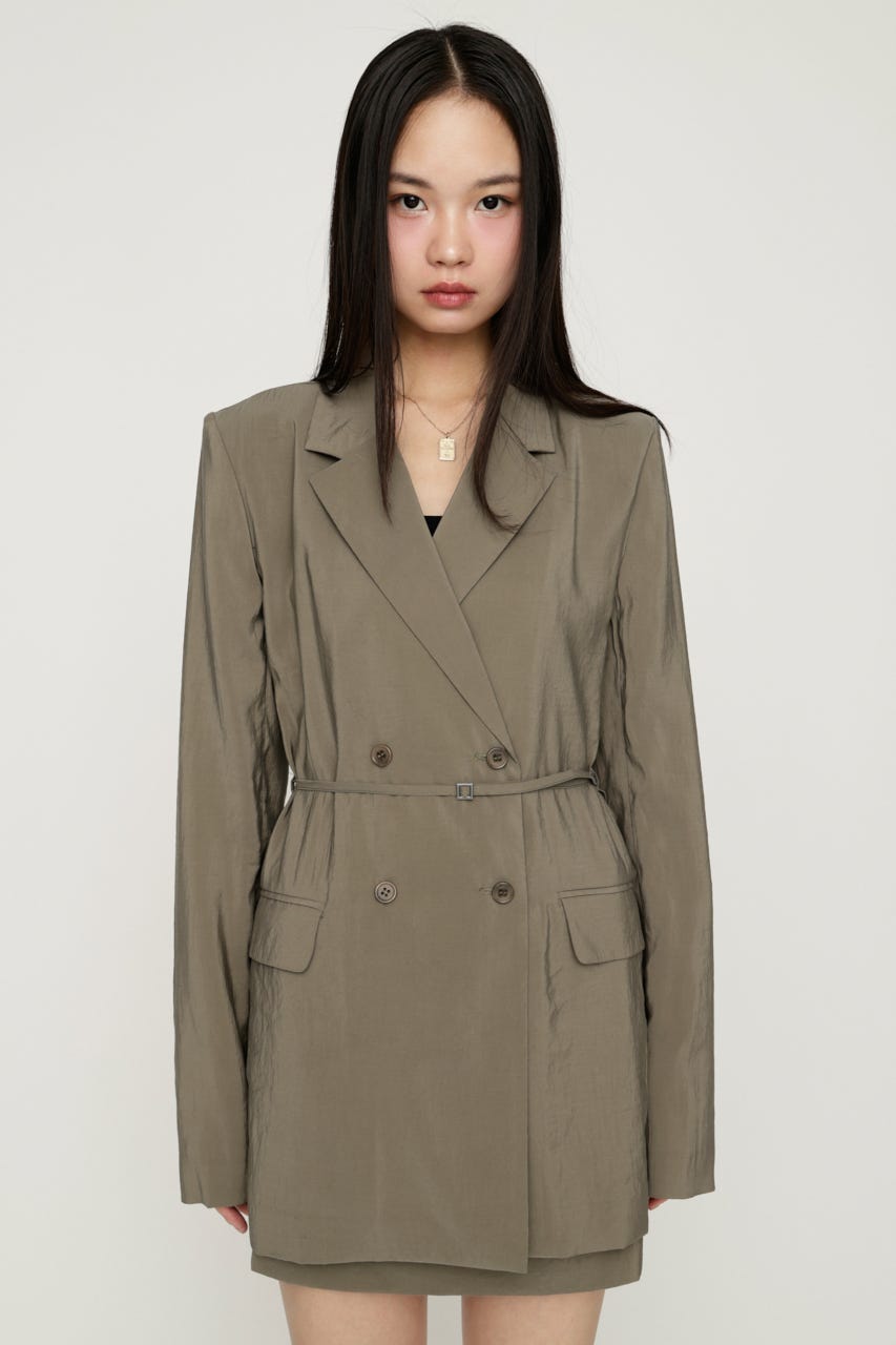 SUMMER BELTED TAILOR ジャケット KHA FREE