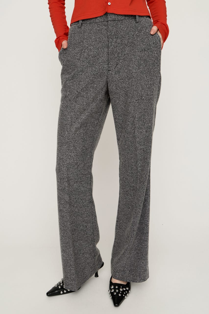 MANISH SEMI FLARE パンツ M/BLK 2