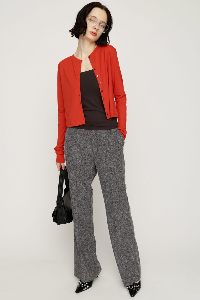 MANISH SEMI FLARE パンツ M/BLK 2