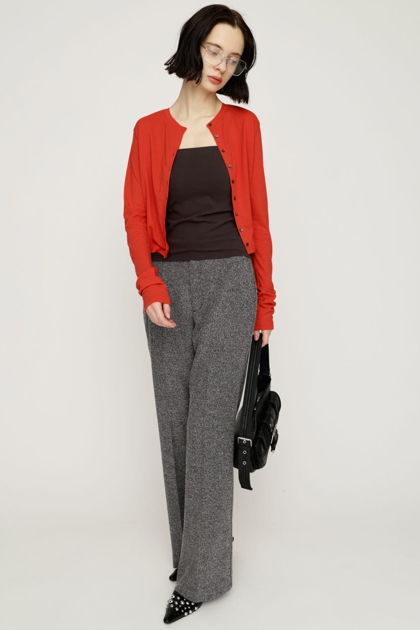 MANISH SEMI FLARE パンツ M/BLK 2